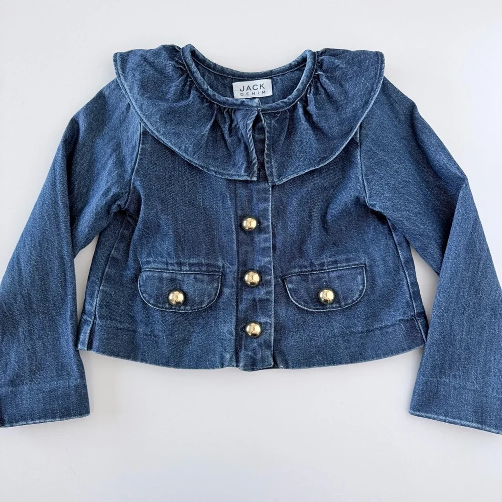 Janie and Jack Denim Jacket Size 3-4